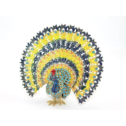 Periboia Swarovski Taşlı Tavuskuşu Model 7