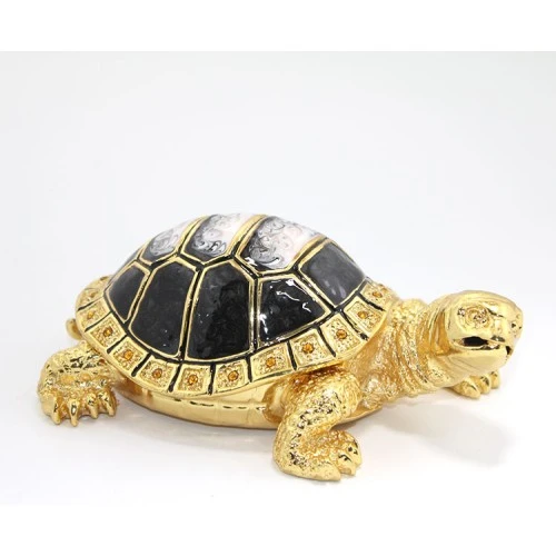 Periboia Swarovski Taşlı Kaplumbağa Figürü Model 2