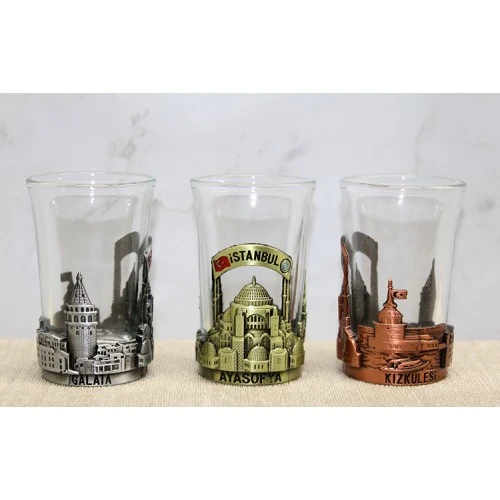 Periboia İstanbul Temalı Shot Bardak ürün görseli