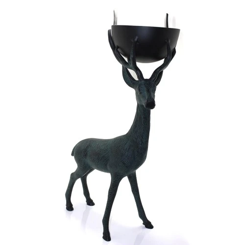 Periboia Metal Geyikli Kase 75 Cm