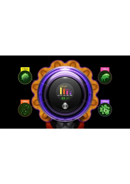 Dyson V15 Detect Absolute Şarjlı ve Dikey Süpürge Gri - 4