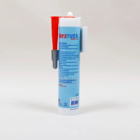 Periboia Profesyonel Beyaz Derz Dolgusu-Lavabo Küvet Fayans Derzi Kalemi 450gr Suya Dayanıklı Spatula Hediyel - 4