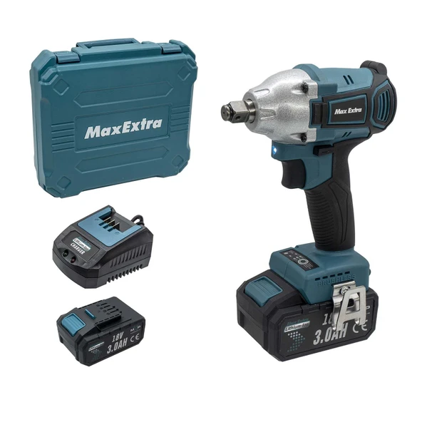MAX EXTRA MXP6833 -  320 Nm Akülü Somun Sökme Sıkma Makinesi 18 Volt 3 Amper