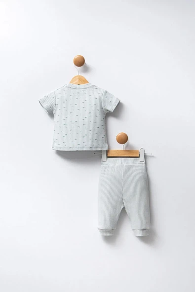 U.s Polo Bebek 2'li Takım Usb2311 Su Yeşili - Resim 4