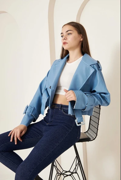 KISA DERİ CEKET - 2