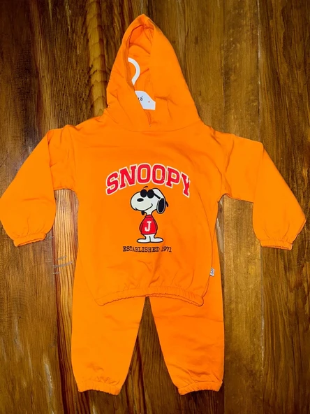 6-24 aylık snoopy takım turuncu