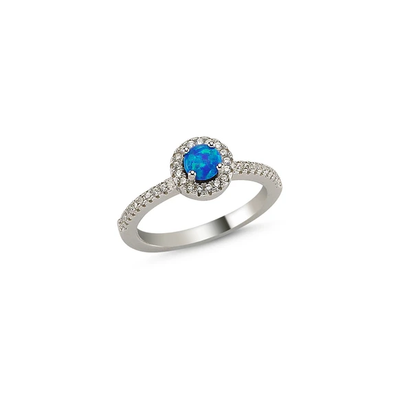 Opal & Zirkon Taşlı Yüzük