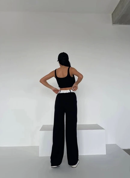 Garnili bol paça pantolon - 4