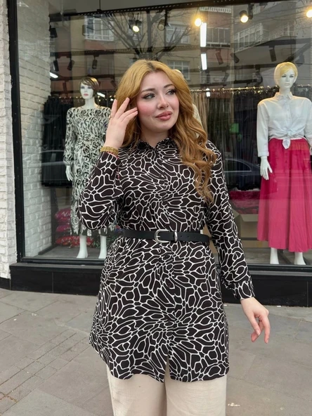 Desenli tunik gömlek