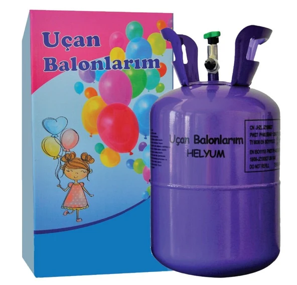 Helyum Gazı 2.2 Kg Tüp - Uçan Balon Gazı