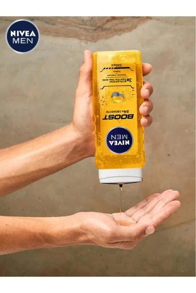 Nivea Duş Jeli Boost Canlandırıcı & Cafein 3in1 500ml - 6