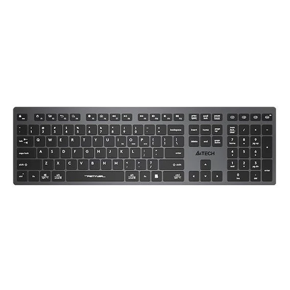 A4-TECH Q TRK FBX50C Bluetooth Q Şarjlı Klavye Gri