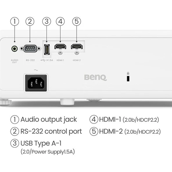 BENQ 3200ansilümen TK710STI 4K 240Hz Kablosuz Android Tv Kısa Mesafe Lazer DLP Gaming Projeksiyon - 3