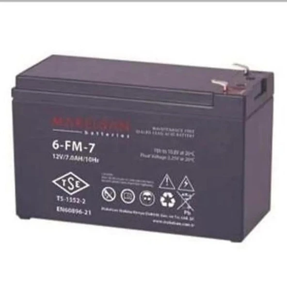 MAKELSAN 12v 7amper 6-FM-7 Kuru Tip Akü