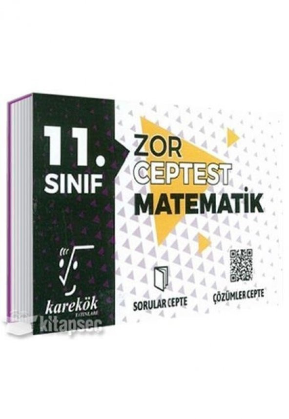 Karekök Yayınları 11.Sınıf Matematik Cep Test Zor