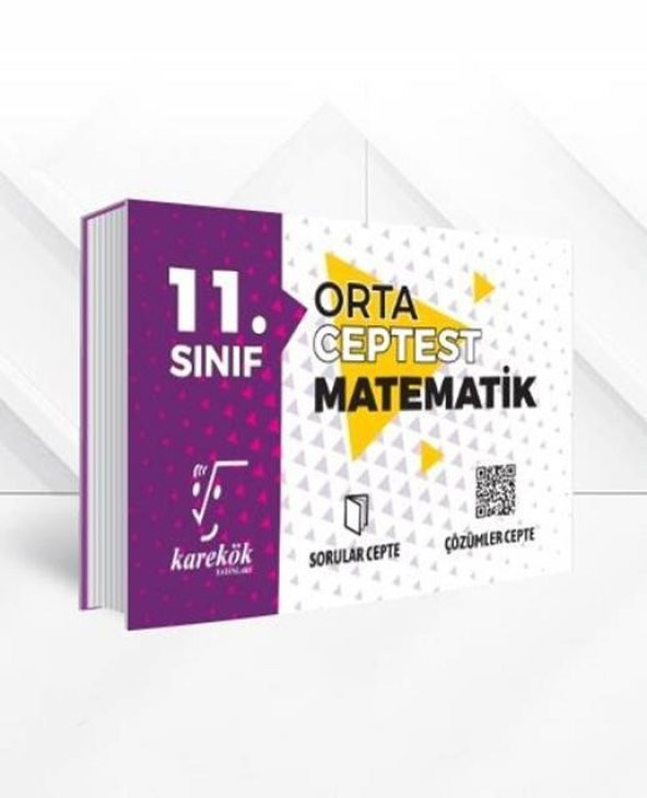 Karekök Yayınları 11.Sınıf Matematik Cep Test Orta