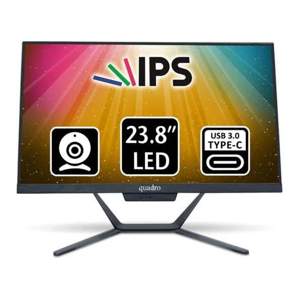 QUADRO 23.8" STARK H224-27165 CORE i7 12700 16GB RAM- 512GB NVME O/B UHD FDOS ürün görseli