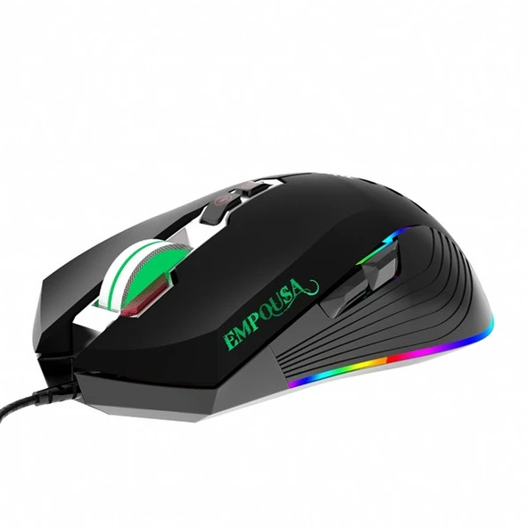 INCA IMG-047T USB RGB Led Aydınlatmalı 7200dpi Gaming Optic Siyah Mouse - 3