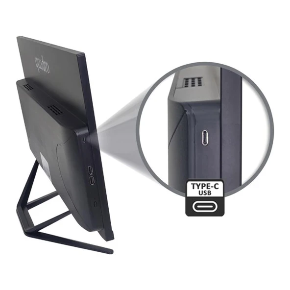 QUADRO 23.8" STARK H224-27165 CORE i7 12700 16GB RAM- 512GB NVME O/B UHD FDOS - Resim 4