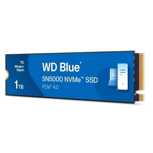 WD 1TB BLUE SN5000 WDS100T4B0E 5150-4900MB/s M2 NVME GEN4 DİSK - Resim 2