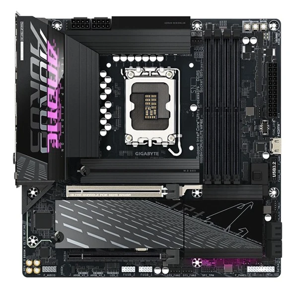 GIGABYTE B860M AORUS ELITE WIFI6E DDR5 HDMI-DP TYPEC PCIE 5.0 1851P mATX - 2