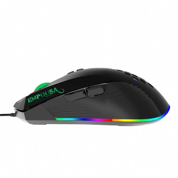 INCA IMG-047T USB RGB Led Aydınlatmalı 7200dpi Gaming Optic Siyah Mouse - 5