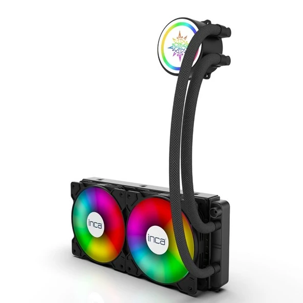 INCA 240mm ISS-02XN ARGB Sıvı Soğutmalı AM5-1700p İşlemci Fanı - Resim 2