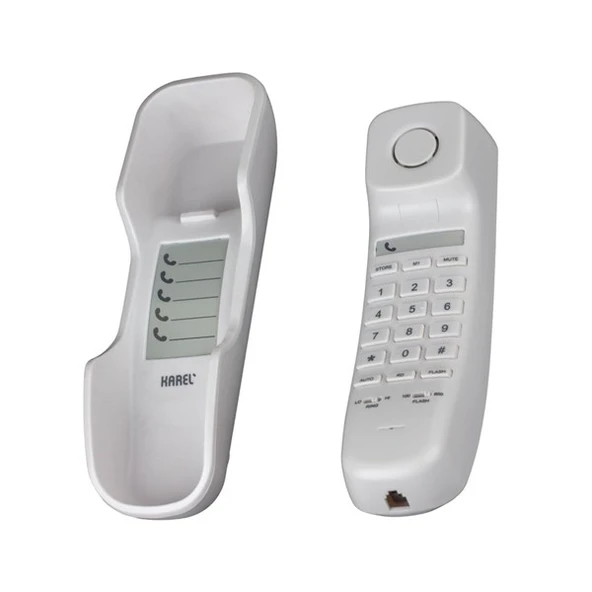 KAREL TM902 Duvar Tipi Telefon Beyaz - 2