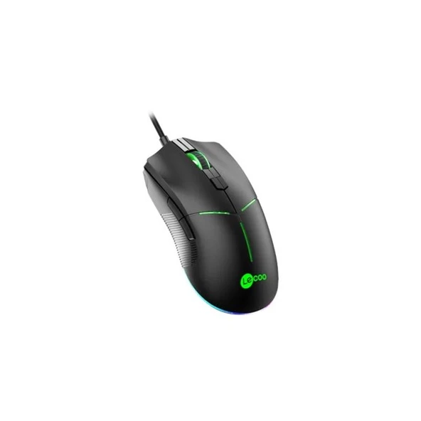 LENOVO LECOO MS109 USB RGB Led Aydınlatmalı 6400dpi Gaming Optic Siyah Mouse - 2