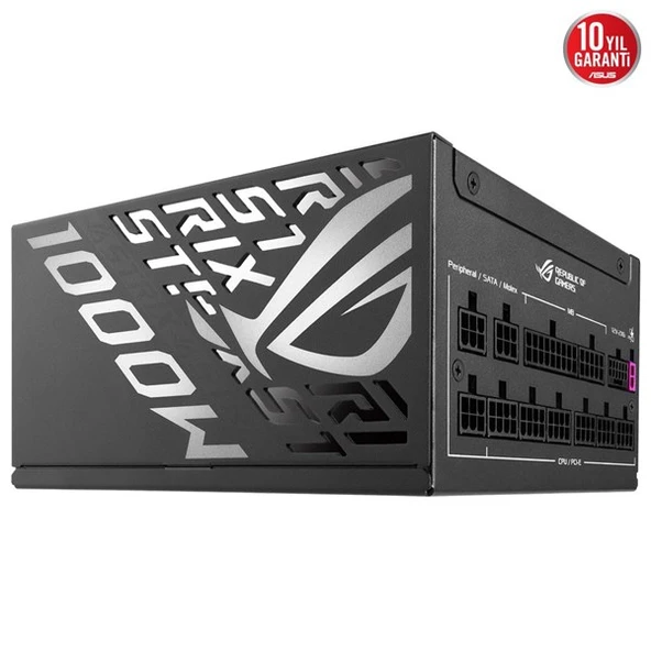 ASUS 1000W 80+ PLATINUM ROG STRIX 1000P TAM MODÜLER POWER SUPPLY - Resim 3