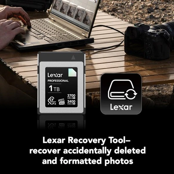 LEXAR 1TB PROFESSIONAL DIAMOND LCXEXDM001T- RNENG CFEXPRESS TYPE-B KART - 7