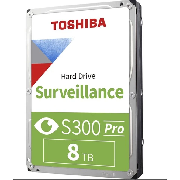 TOSHIBA 3.5" 8TB S300 PRO MD10ADA800V 7200 RPM 256MB SATA-3 Güvenlik Diski - Resim 2