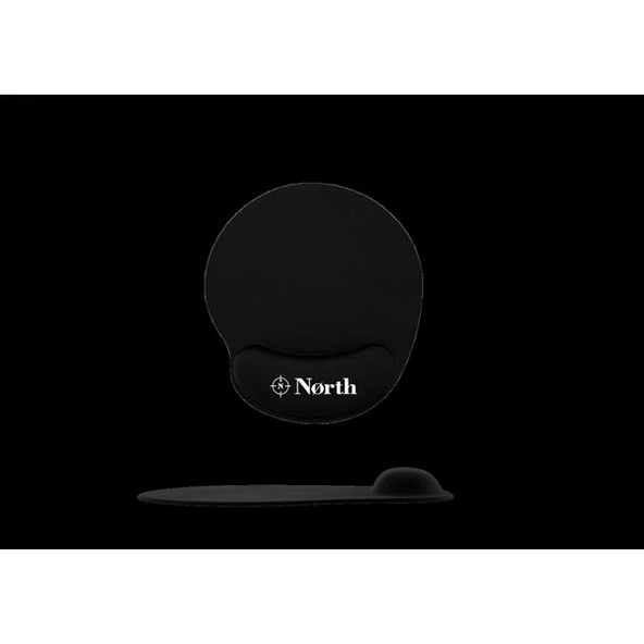 NORTH AirFly Premium Quality Bilek Destekli Siyah Gaming Mouse Pad - 3