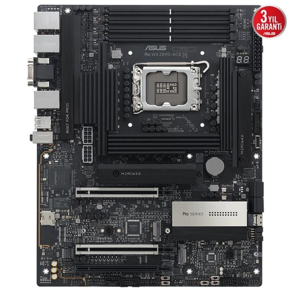 ASUS PRO WS Z890 ACE SE DDR5 THUNDERBOLT-HDMI DP PCIE 5.0 1851p ATX - 2