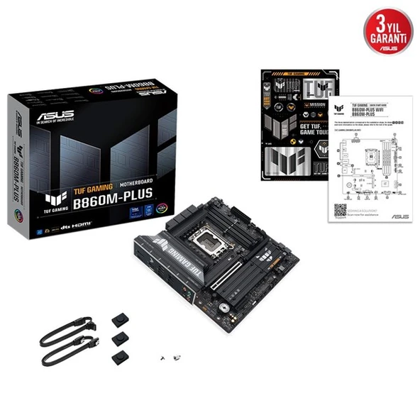 ASUS TUF GAMING B860M-PLUS DDR5 HDMI-DP PCIE 5.0 1851p mATX - 9