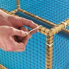 Plastik Döküm Tel Çit File 1MTBoy Kuş Balkon Kedi Pencere Kümes Bahçe Koruma - 5