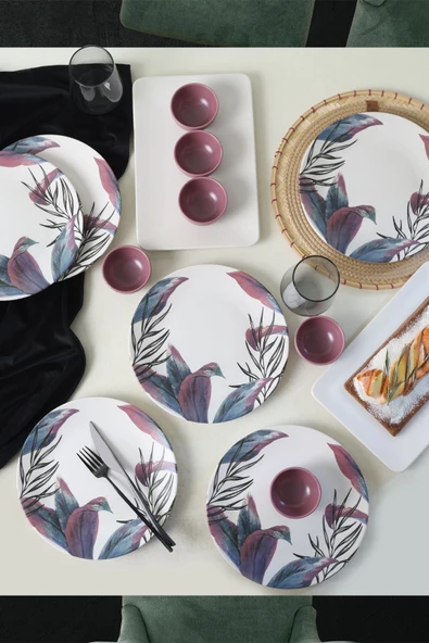 Keramika Vio Çeyiz Seti 14 Parça 6 kişilik 19179 ürün görseli 1