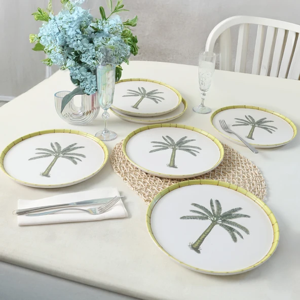 Keramika Palmiye Nordic Servis Tabağı 28 Cm 6 Adet 22642 - 3