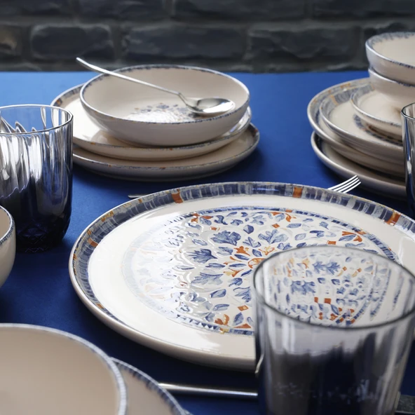 Keramika Sapphire Yemek Takımı 24 Parça 6 Kişilik  22743-46 - 6