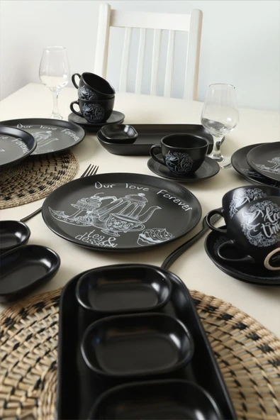 Keramika Tea & Desert Çeyiz Seti 26 Parça 6 kişilik - 2