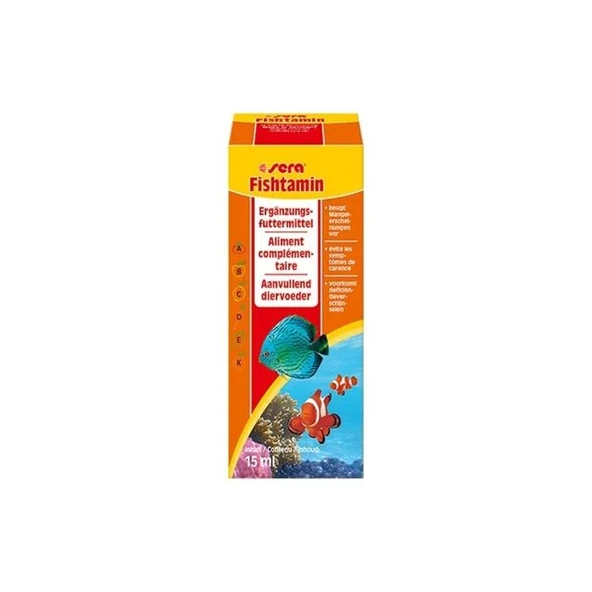 Sera Fishtamin Balık Vitamini 15 Ml
