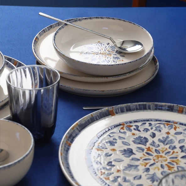 Keramika Sapphire Yemek Takımı 24 Parça 6 Kişilik  22743-46 - 7
