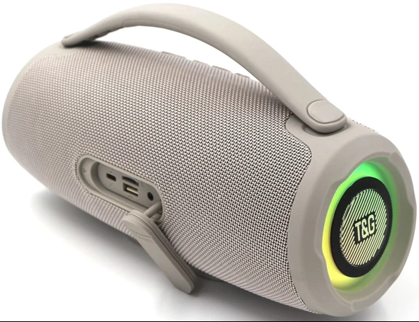Usb Sd Kart Girişli Fm Radyolu Bluetoothlu Ledli Müzik kutusu Hoparlör TG418 - 2