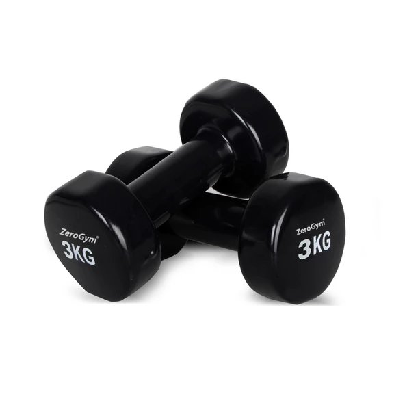 ZeroGym VD3 Vinyl Demir Dambıl 3Kg 1 Adet - 3