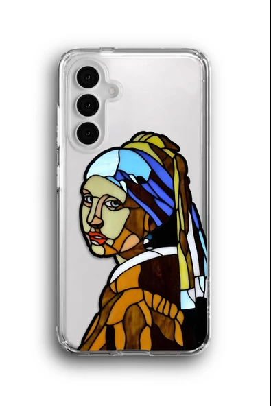 Samsung Galaxy A14 Uyumlu Baskılı Şeffaf Kılıf Kapak "Küperli Cam Kırıkları"