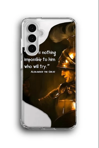 Samsung Galaxy A15 Uyumlu Baskılı Şeffaf Kılıf Kapak "Hayallerini Gerçekleştir"