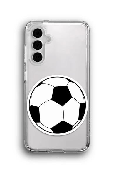 Samsung Galaxy A24 Uyumlu Baskılı Şeffaf Kılıf Kapak "Futbol Top"