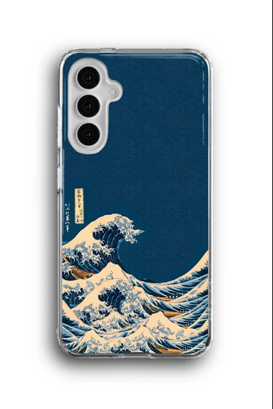 Samsung Galaxy A24 Uyumlu Baskılı Şeffaf Kılıf Kapak "Japon Denizi"