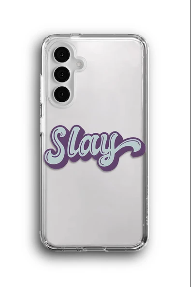 Samsung Galaxy A24 Uyumlu Baskılı Şeffaf Kılıf Kapak "Slay"