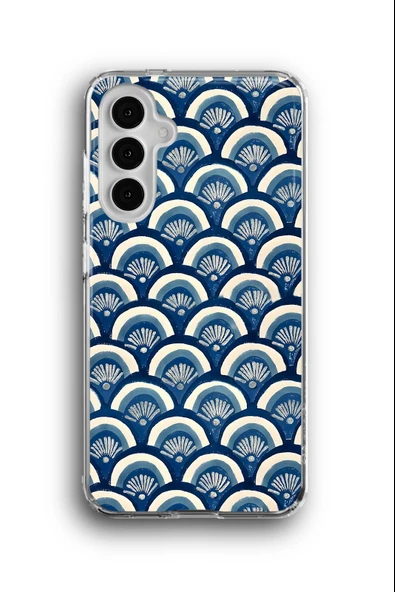 Samsung Galaxy A25 Uyumlu Baskılı Şeffaf Kılıf Kapak "Elmas Dekopaj"